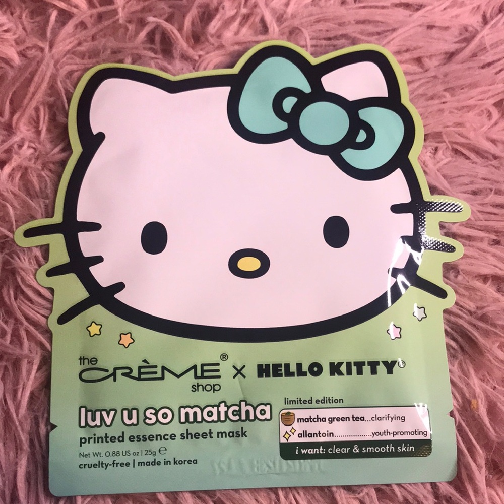 Hello Kitty Matcha Sheet Mask